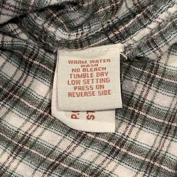 Carbon 2 Cobalt‎ Men’s Long Sleeve Button Soft Plaid Check Flannel Shirt Size XL - Picture 11 of 12